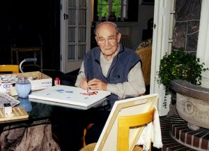 Nachman still painting at age 91